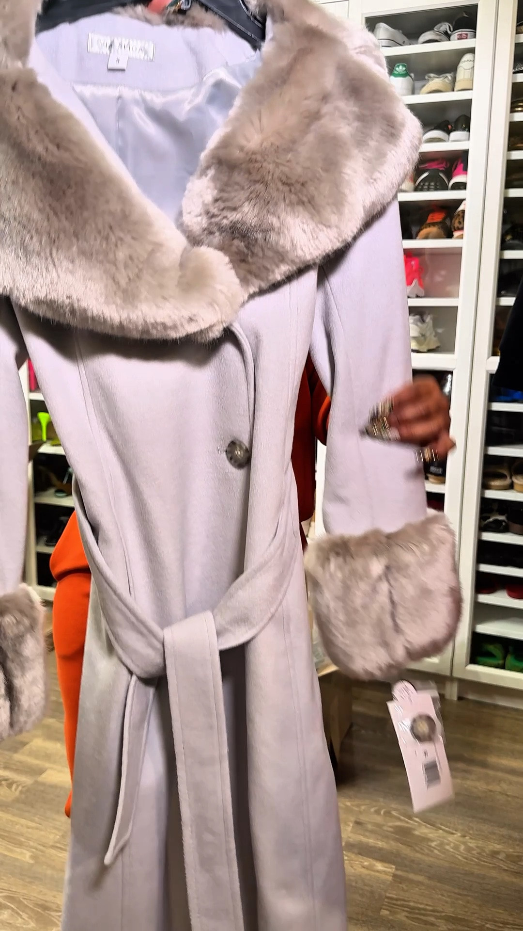 This is part 2 of my coat try-on haul. I suggest sizing up in the gray coat. I'm exchanging this size small for a medium. The leopard fits perfect in a size small. I love the fur on both, and the leopard is very warm. 

#LTKHoliday #LTKvlog #LTKCyberWeek