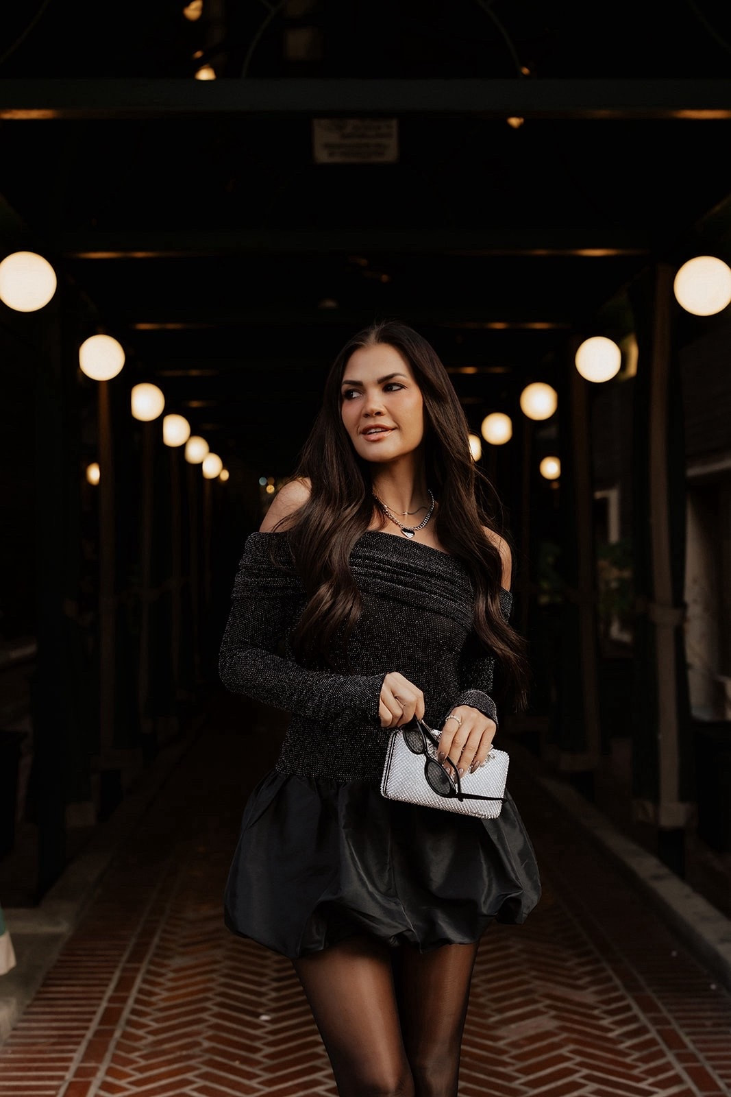 Show Me Your Mumu Charlize Mini Dress 
Ahava Jewels Jewelry - Code: Kristin10 
Gigi Pip Sunglasses - Code: Kristin15

#LTKHoliday