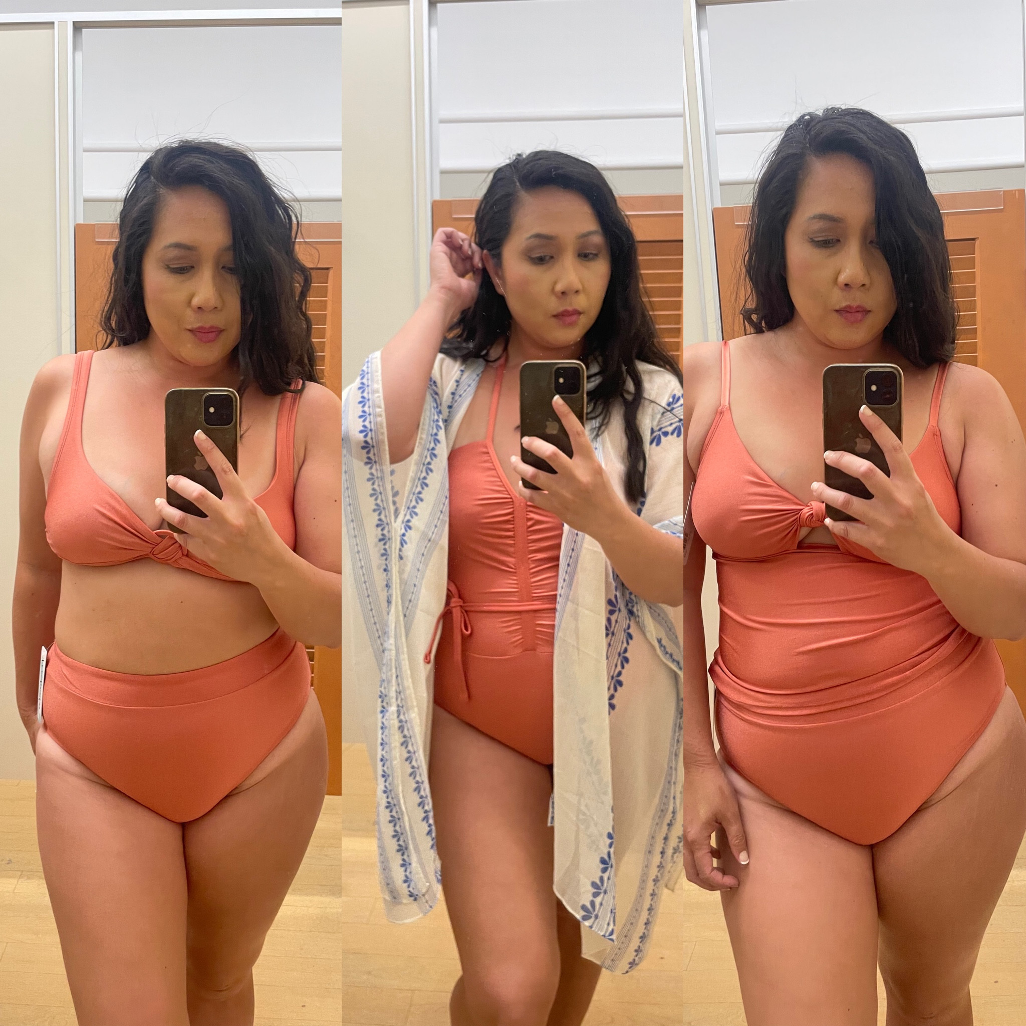 Ready to soak up the sun in this stunning coral gold swimsuit 🌞👙 From chic one-pieces to trendy bikinis, there's a style for every midsize body. Don't miss out on the perfect summer swimwear ☀️🌊 #midsizebody #summerswimsuit 



#LTKSeasonal #LTKcurves #LTKswim