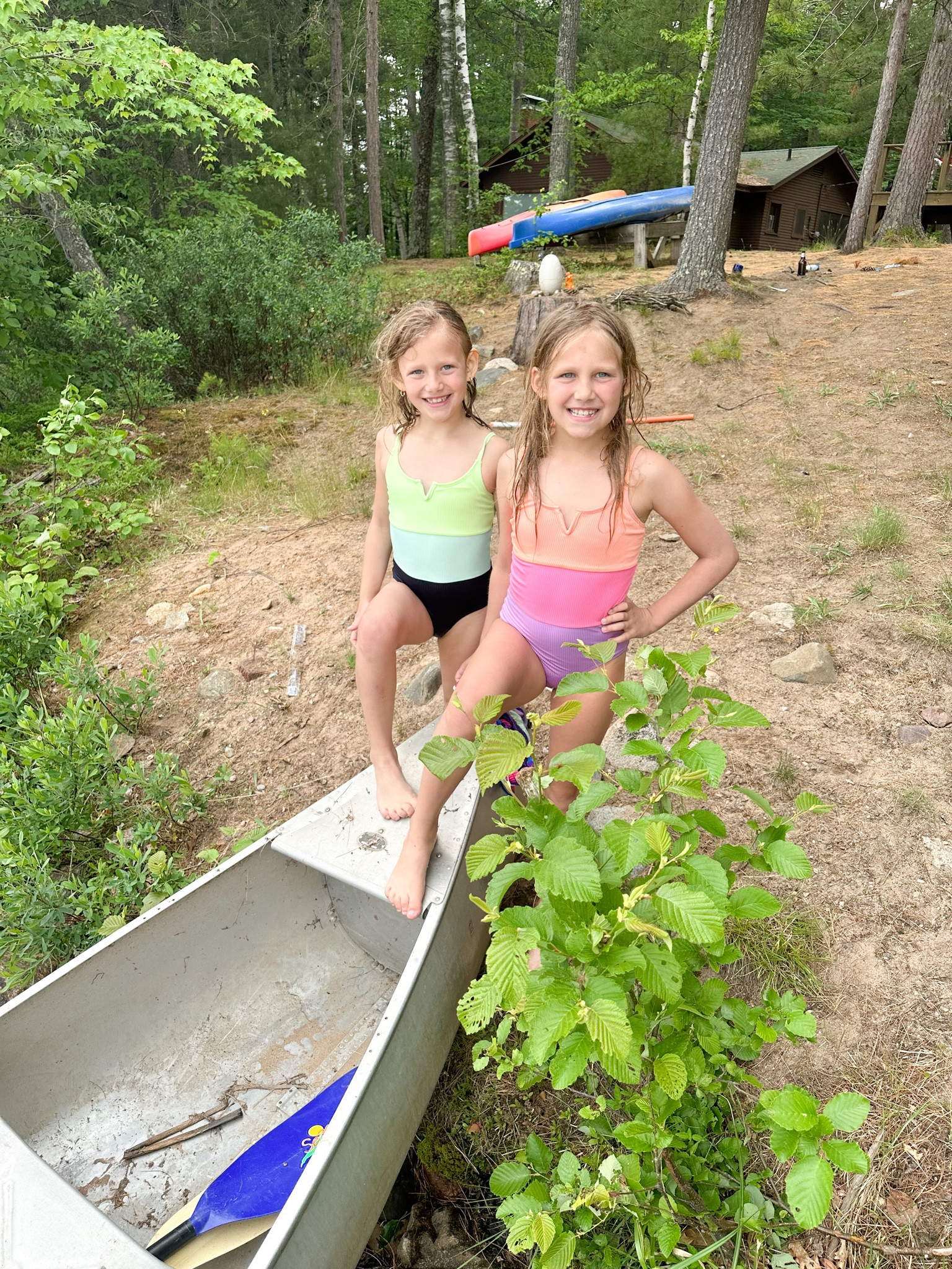 Color block swim suit by @walmartfashion these are so cute and such good quality #ad recommend sizing up one! #walmartfashion

#LTKsalealert #LTKkids #LTKswim