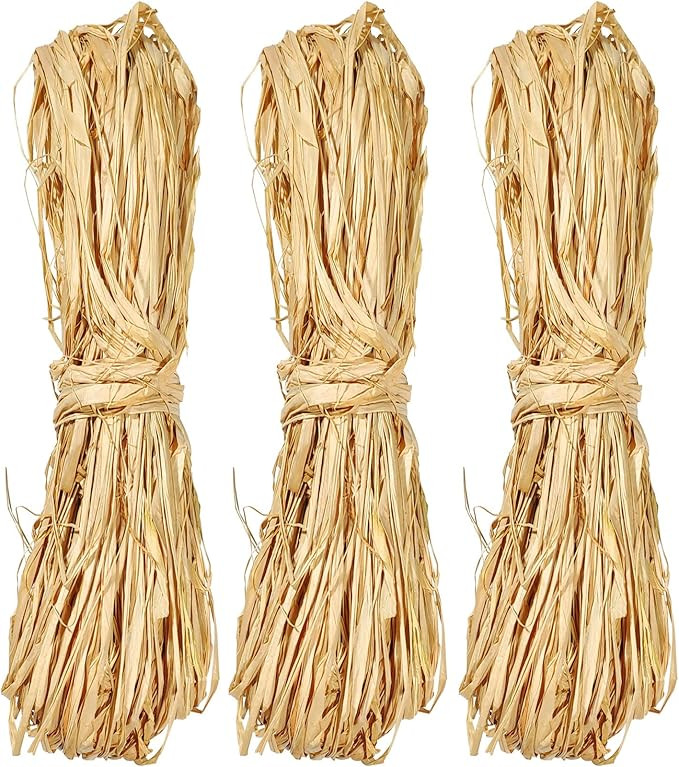 Creatrill Natural Raffia Paper Ribbon, 3 x40g Paper Raffia Ribbon Perfect for Florist Bouquets We... | Amazon (US)