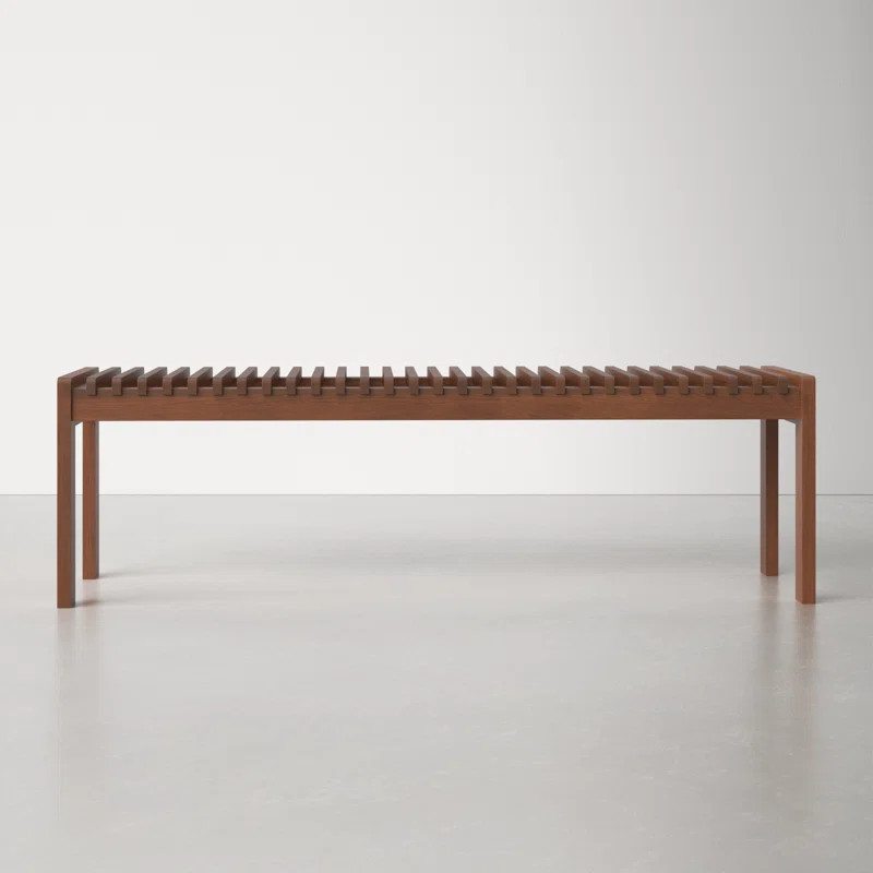 Cortes 60" Solid Wood Bench | Wayfair North America