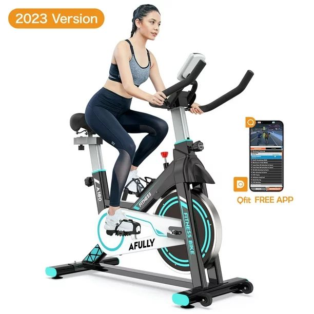 Pooboo Indoor Cycling Exercise Bikes Stationary Fitness Cycle Upright Cycling Belt Drive for Home... | Walmart (US)