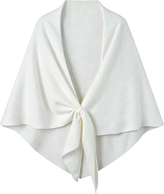 VENVSBEE Shawl Wraps For Women Soft Pashimina Cape Knitted Sweater Shawl Scarf Shoulder Wraps for... | Amazon (US)