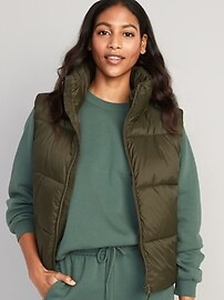 Water-Resistant Quilted Puffer Vest for Women | Old Navy (US)