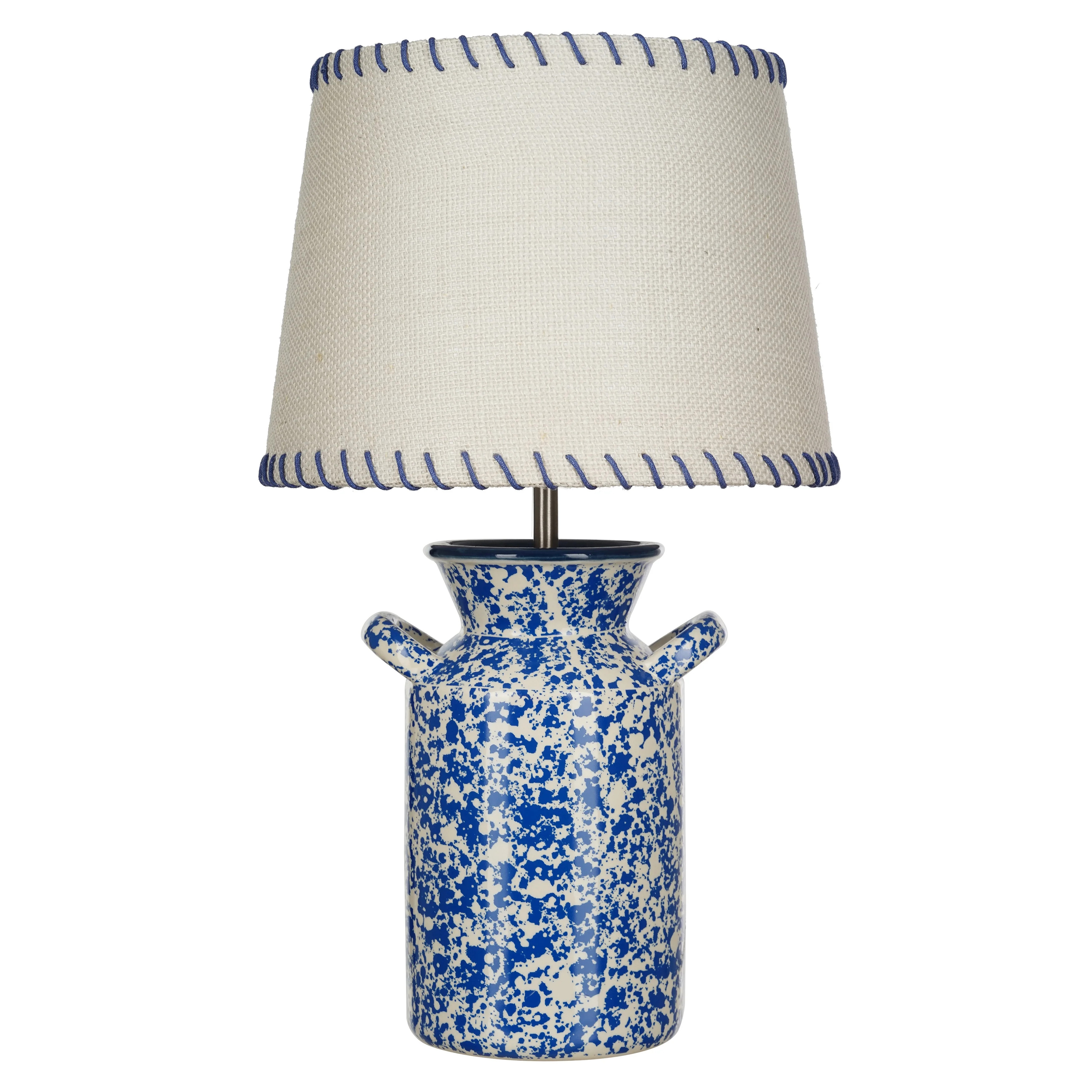 The Pioneer Woman Country Splatter Ceramic Table Lamp, Blue | Walmart (US)