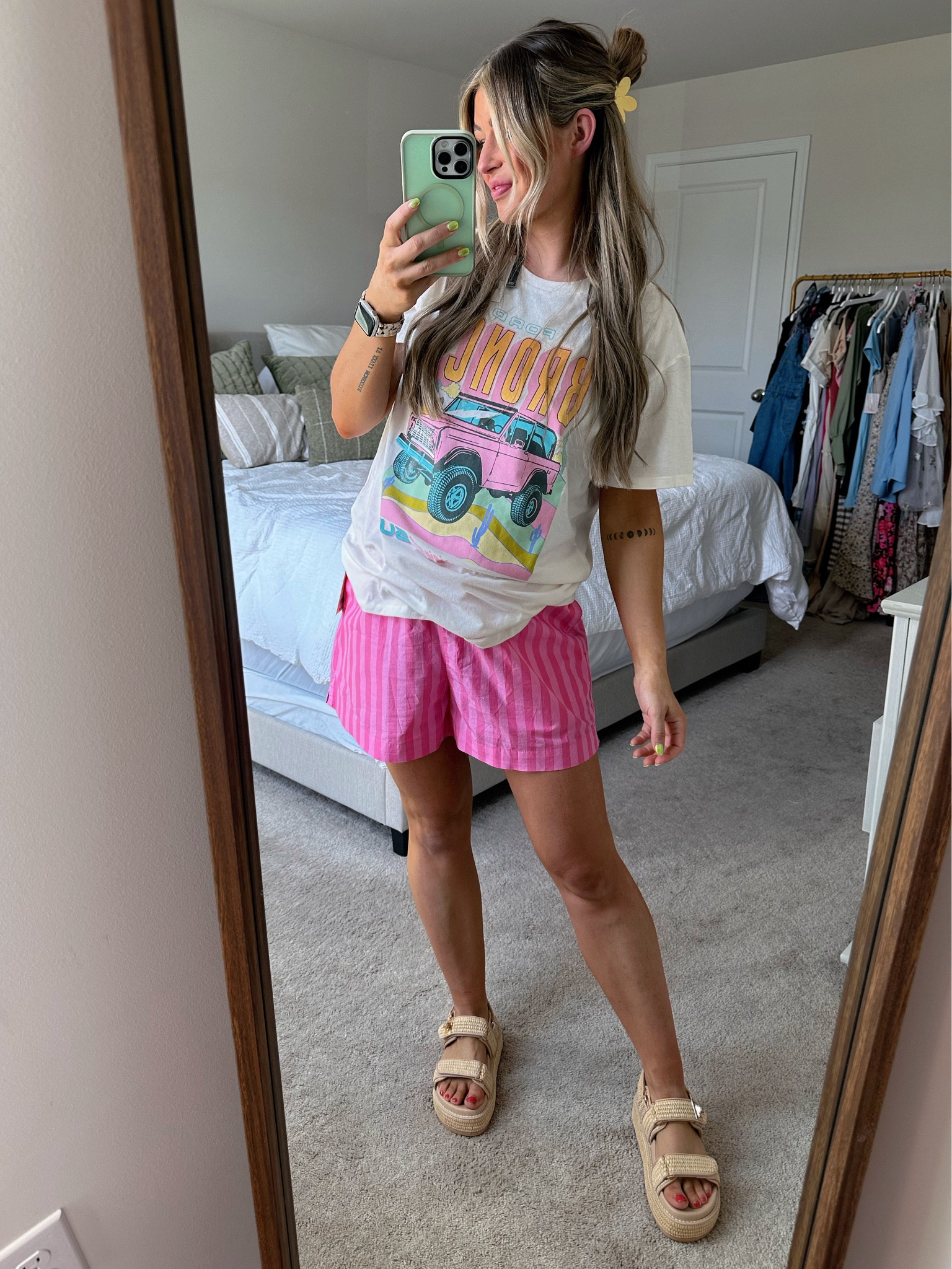 comfortable outfit at target! Love these boxer shorts but not boxer shorts! Wearing an xl in graphic tee and a large in bottoms. Could’ve done a medium! But wanted them to be loose for bump growth room! 

bump friendly, spring looks, spring fashion , outfit inspo, bump fashion, maternity fashion, pregnancy, mom outfit, mom style , everyday outfit, maternity style, maternity outfit, pregnant outfit , bump fit, comfortable fashion, fashion over 30, pregnancy style, ootd, outfit of the day, medium size fashion, affordable outfit, casual style, casual outfit, target fashion, target fashion finds, target must haves , target style 


#LTKBump #LTKU #LTKSeasonal