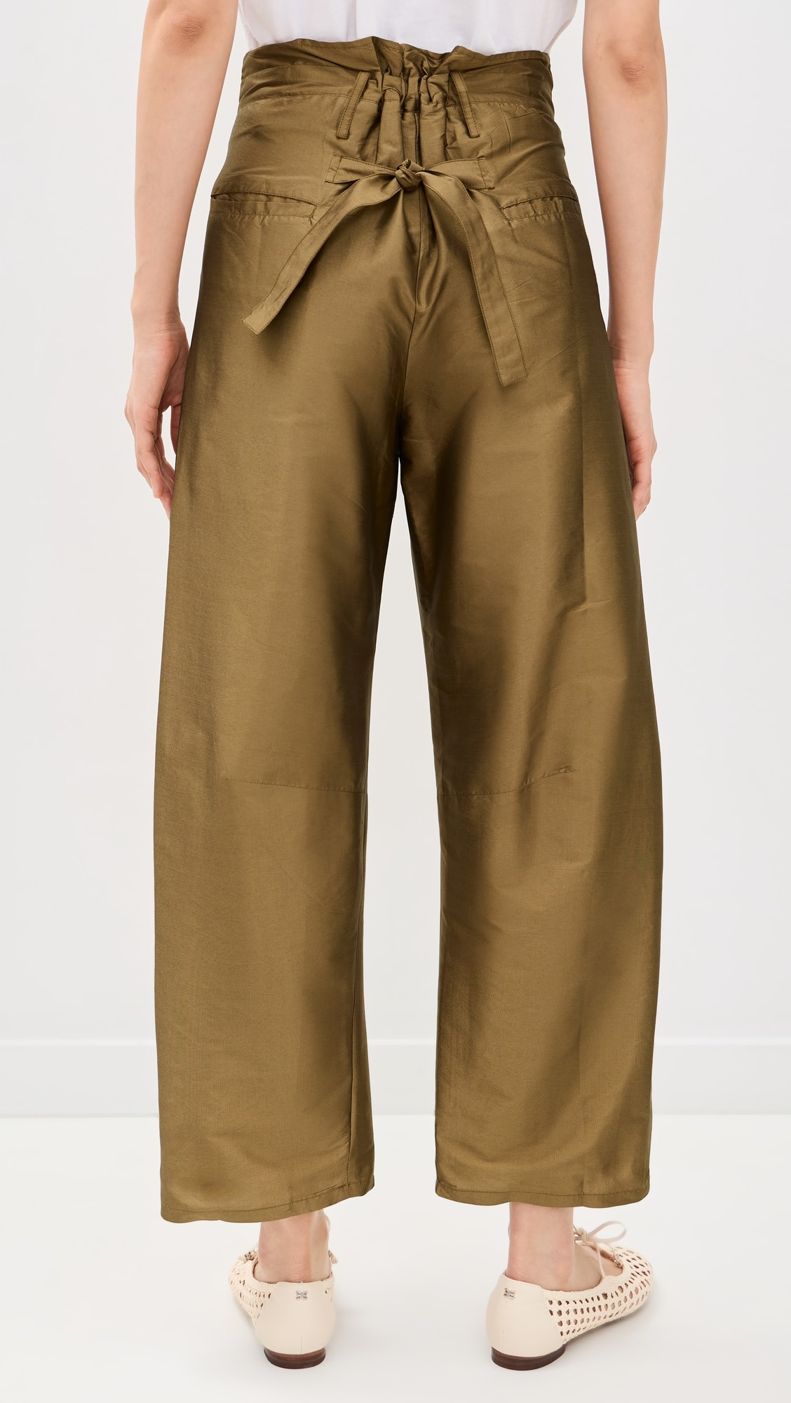 Techno Taffeta Barrel Pants | Shopbop