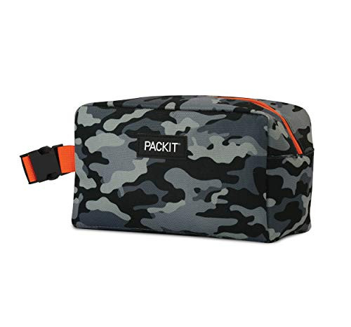 PackIt Freezable Snack Box, Charcoal Camo | Amazon (US)