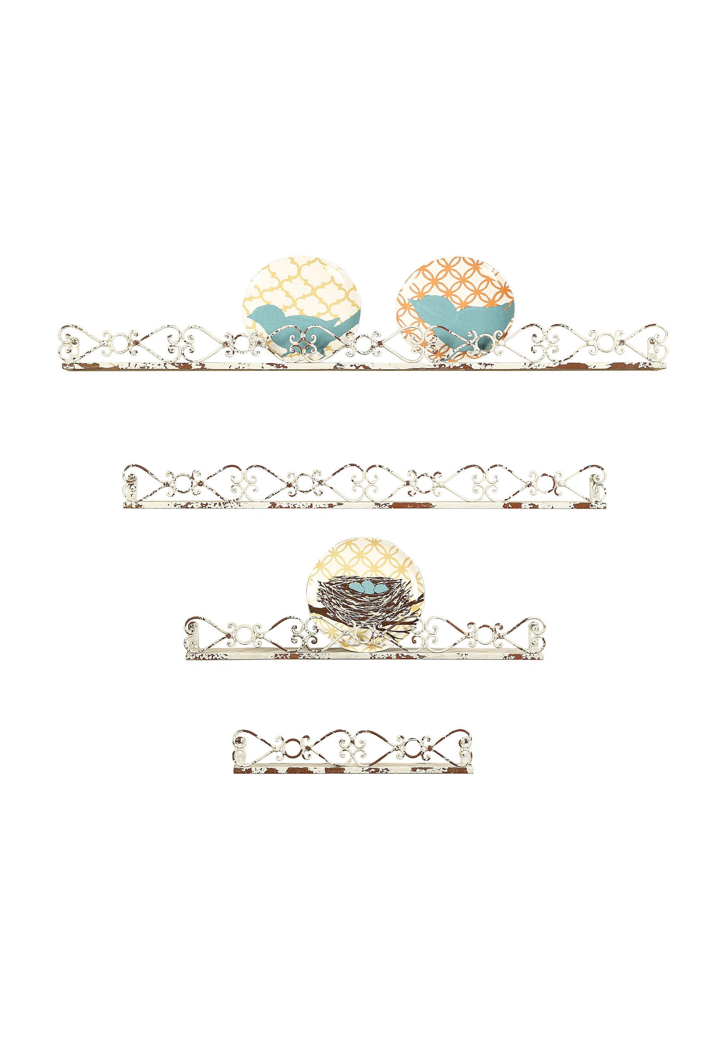 Ophelia & Co. Paylor 4 Piece Metal Floating Shelf & Reviews | Wayfair | Wayfair North America
