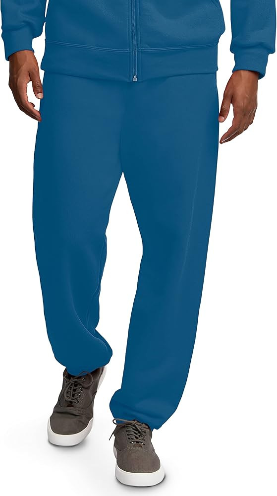 Fruit of the Loom Eversoft Fleece Elastic Bottom Sweatpants with Pockets, Relaxed Fit, Moisture W... | Amazon (US)