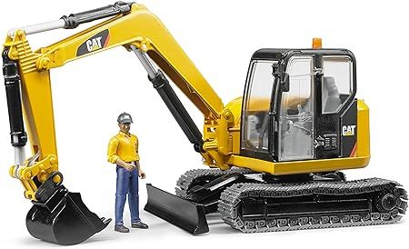 Bruder 02467 Cat Mini Excavator with a Worker | Amazon (US)