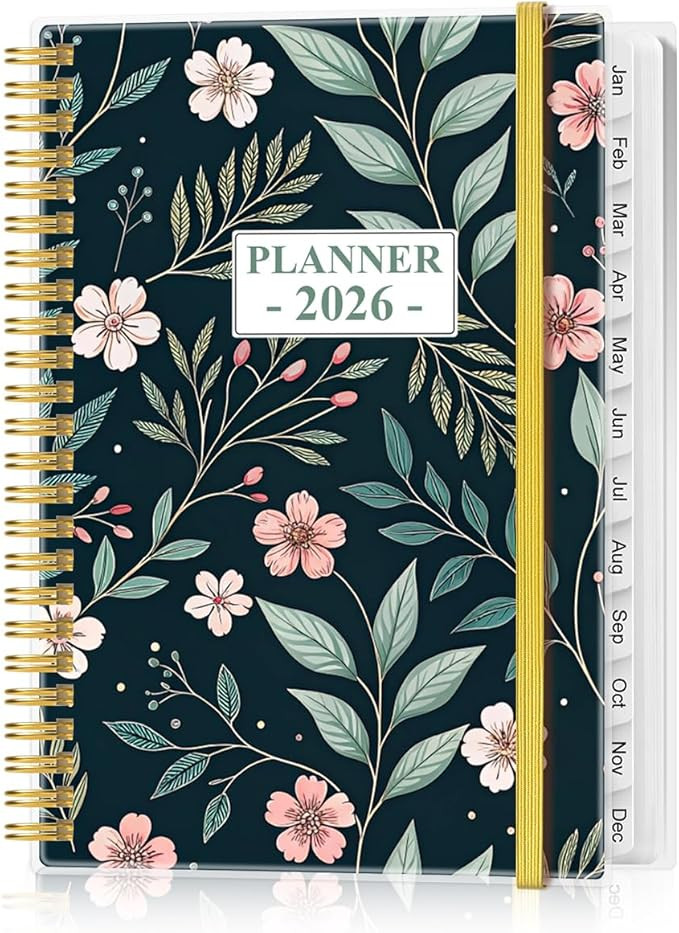 2026 Planner - Planner 2026 from January 2026 - December 2026, Weekly & Monthly Planner Spiral Bo... | Amazon (US)