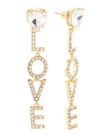 Love Drop Earrings | TJ Maxx
