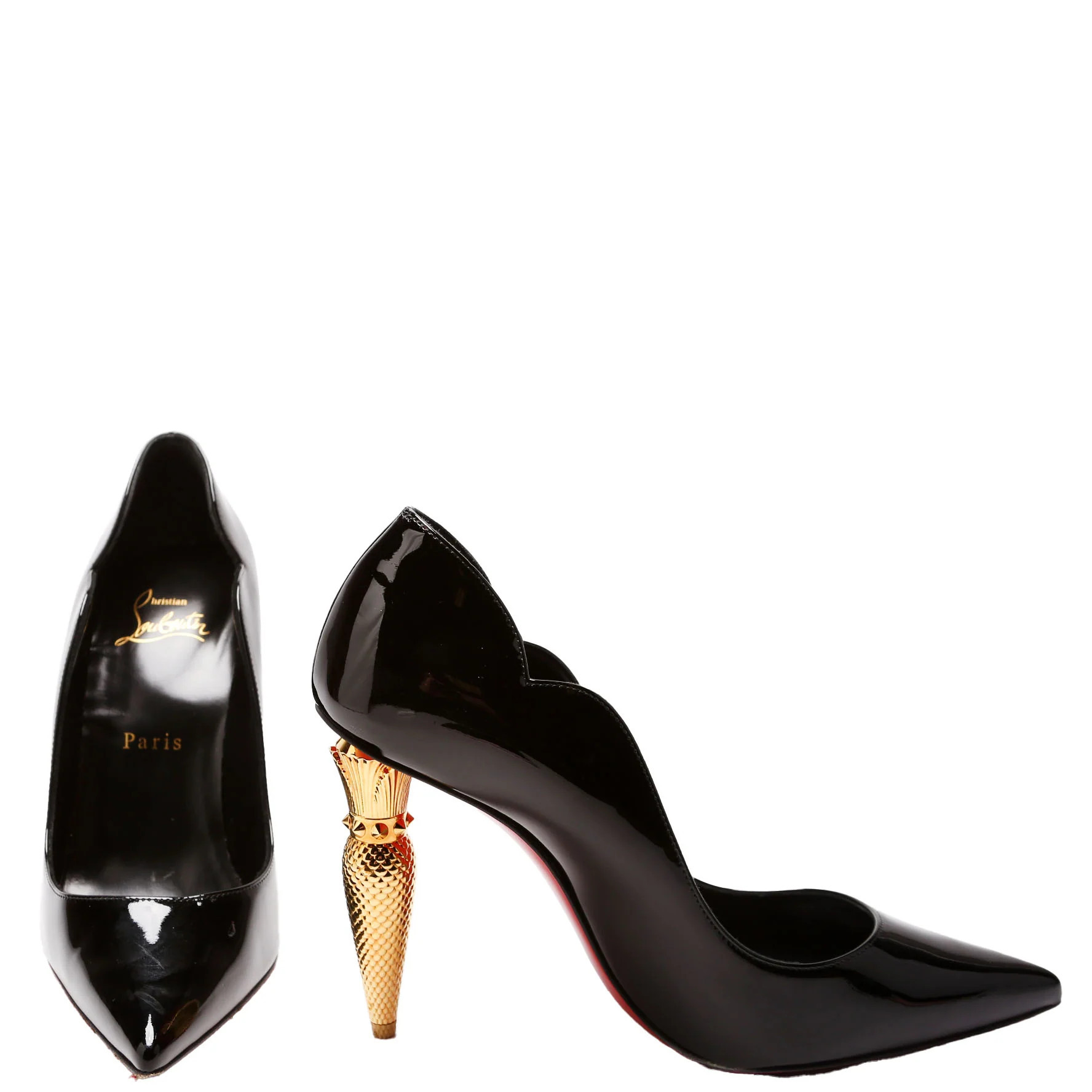 Lipchick Patent Leather 100 Pumps Size 37 | Keeks Designer Handbags
