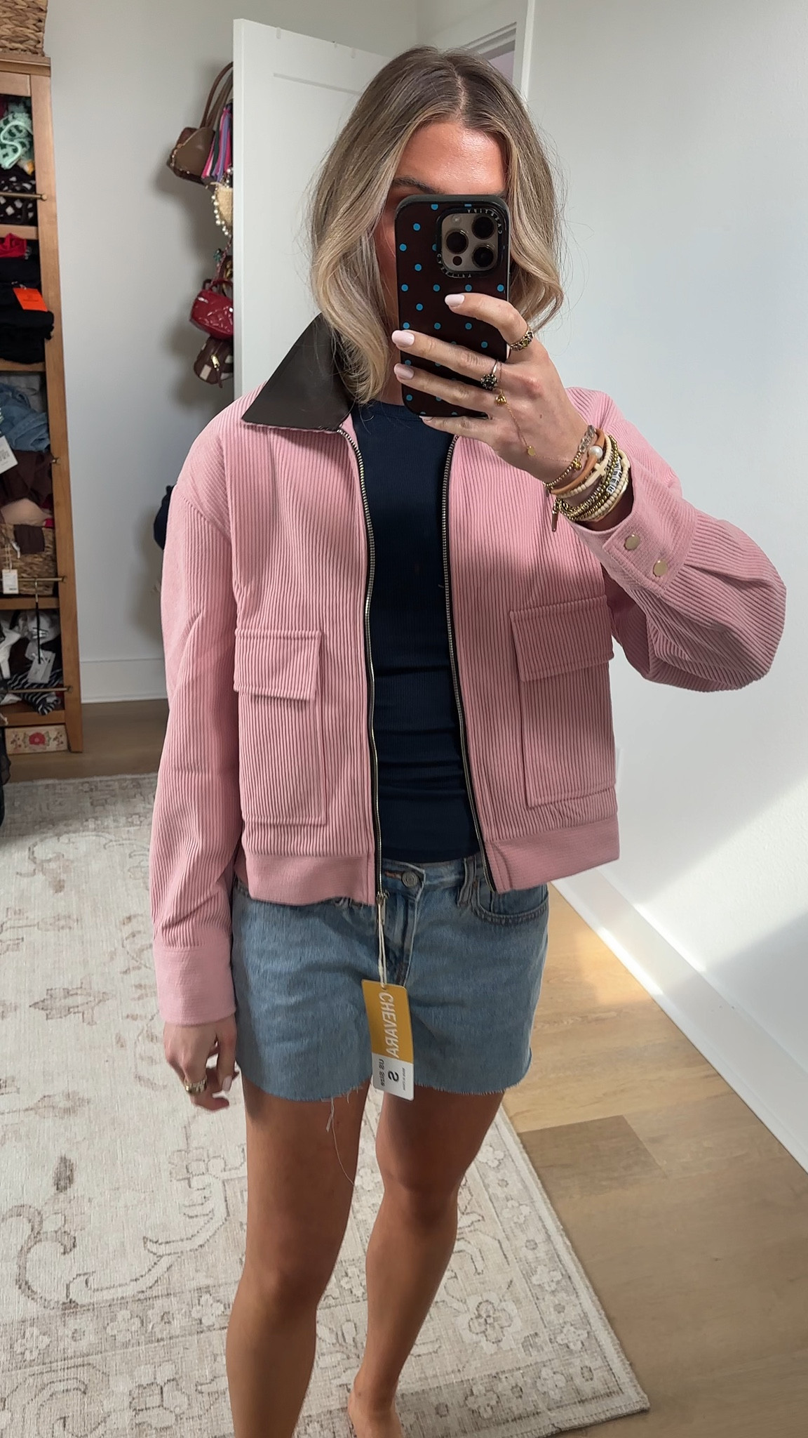 Amazon size small Chevara Women’s Corduroy Barn Jacket Zip Up Long Sleeve Cropped Utility Bomber Jacket with Faux Leather Collar

#LTKootd #LTKSaleAlert #LTKSeasonal