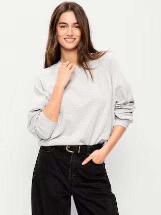 Oversized Raglan Sweatshirt | Old Navy (US)
