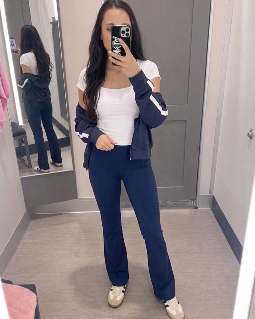 Navy sweatsuit, striped dress, striped skort and top set. All new drops from Target!! 

#LTKSaleAlert #LTKSeasonal #LTKTall