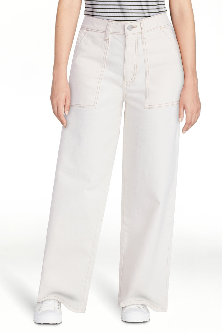 Time and Tru Women's Wide Leg Utility Trousers, 31" Inseam, Sizes 0-20 | Walmart (US)