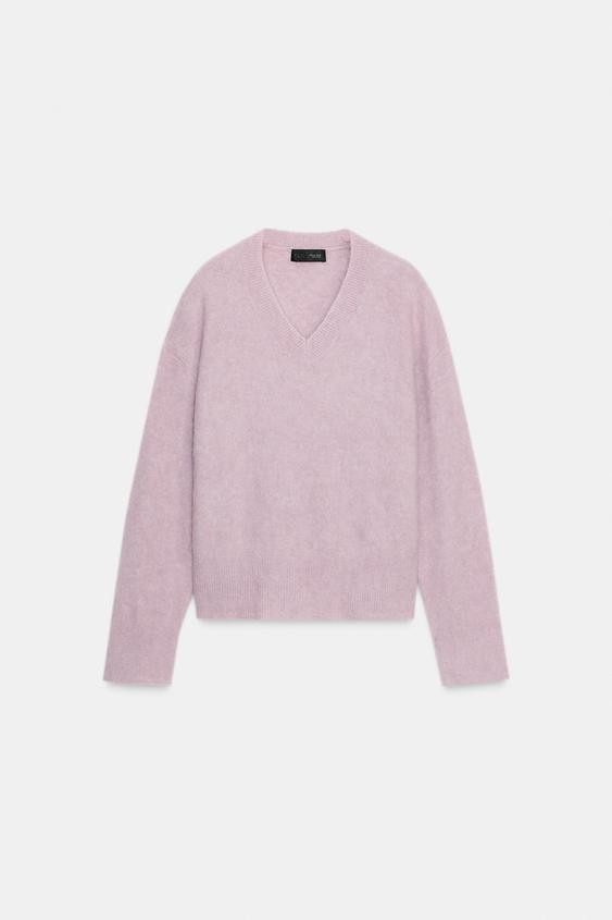 PULLOVER IN MAGLIA EFFETTO SPAZZOLATO | Zara UK