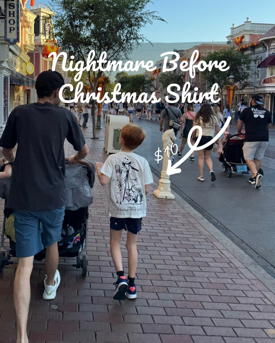 Nightmare Before Christmas Boys Shirt for only $10! 

Perfect for the Halloween season at Disney 