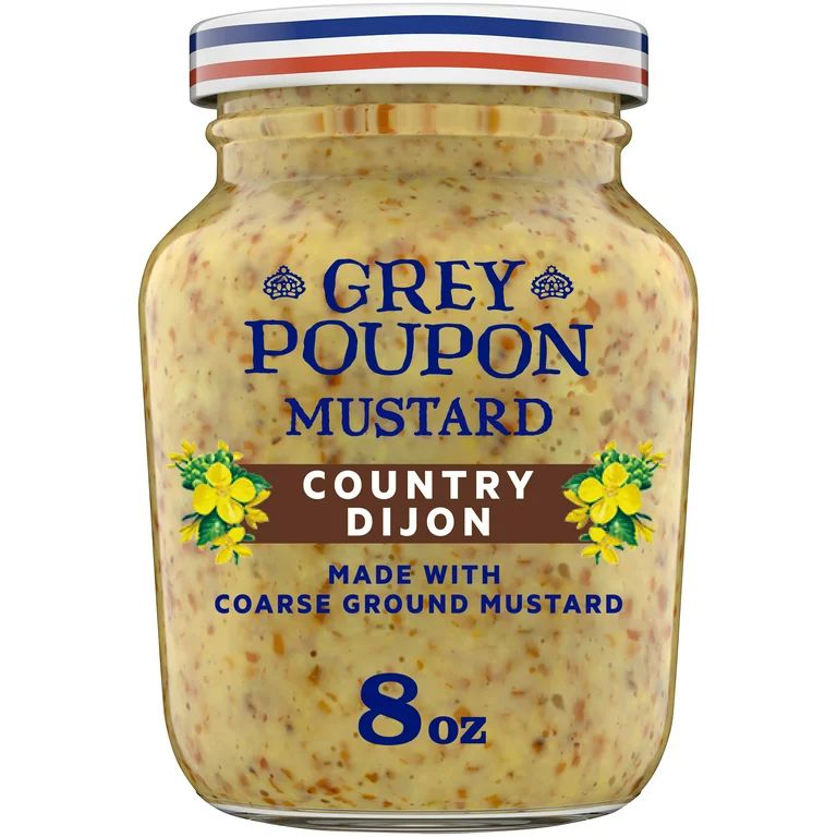 Grey Poupon Country Dijon Coarse Ground Mustard, 8 oz. Jar | Walmart (US)