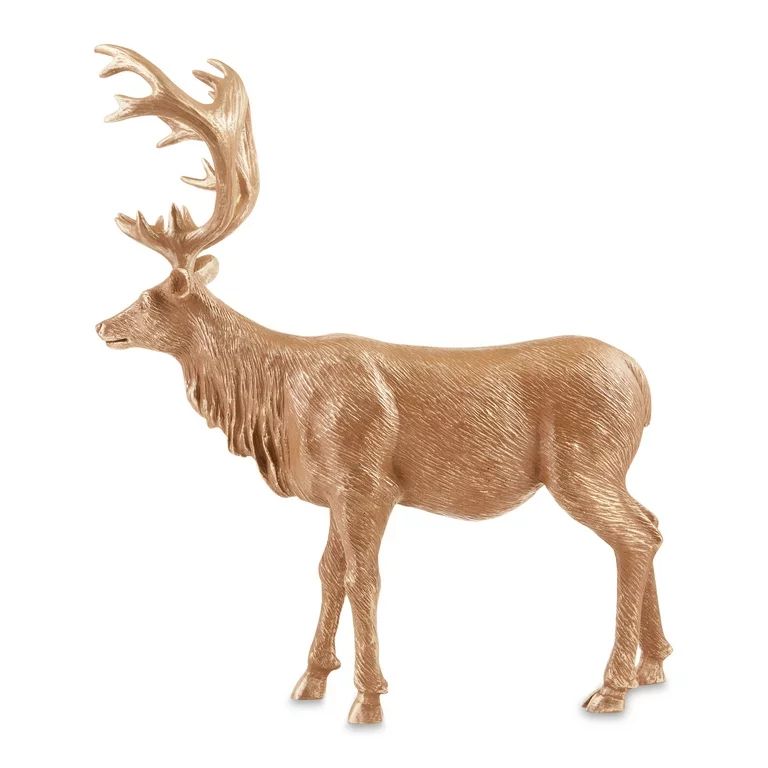 My Texas House Bronze Gold Elk Decoration, 19 inch | Walmart (US)