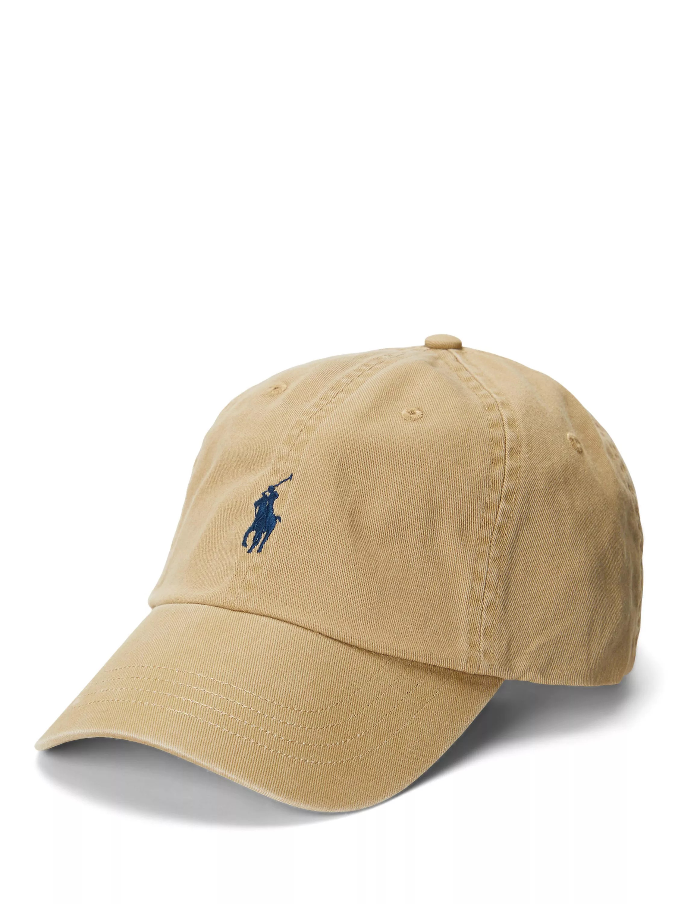 Polo Ralph Lauren Iconic Chino Baseball Cap, Tan | John Lewis (UK)