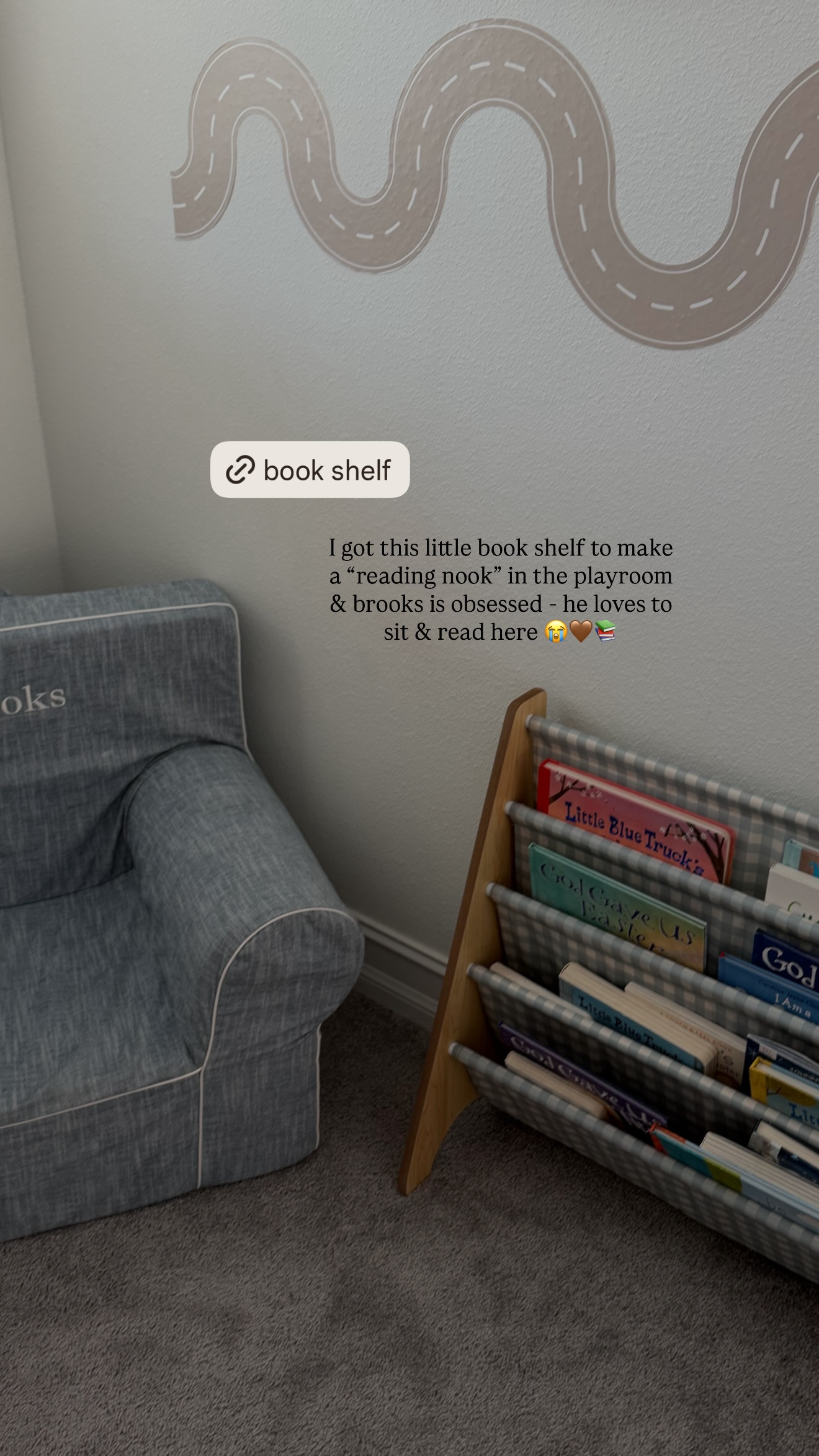 how cute is this little reading nook!! 

 #LTKHome #LTKKids