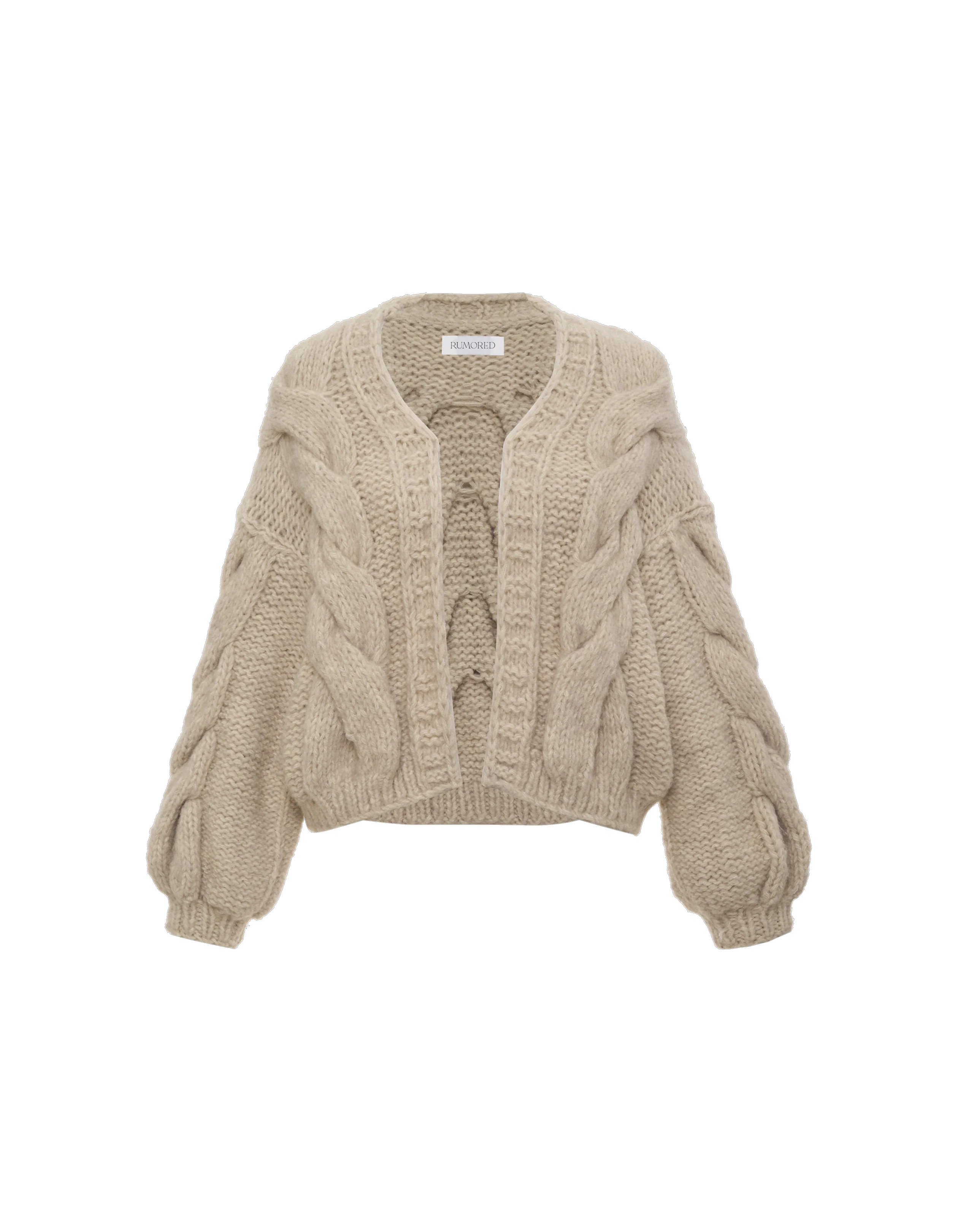 Mimi Cardigan | Oat | Rumored