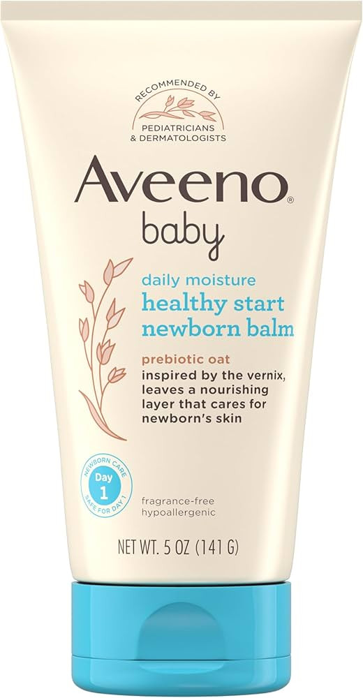 Aveeno Baby Healthy Start Nourishing Newborn Balm, Hypoallergenic Baby Skin Balm with Prebiotic O... | Amazon (US)