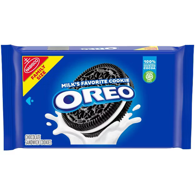 OREO Chocolate Sandwich Cookies Family Size - 19.1oz | Target