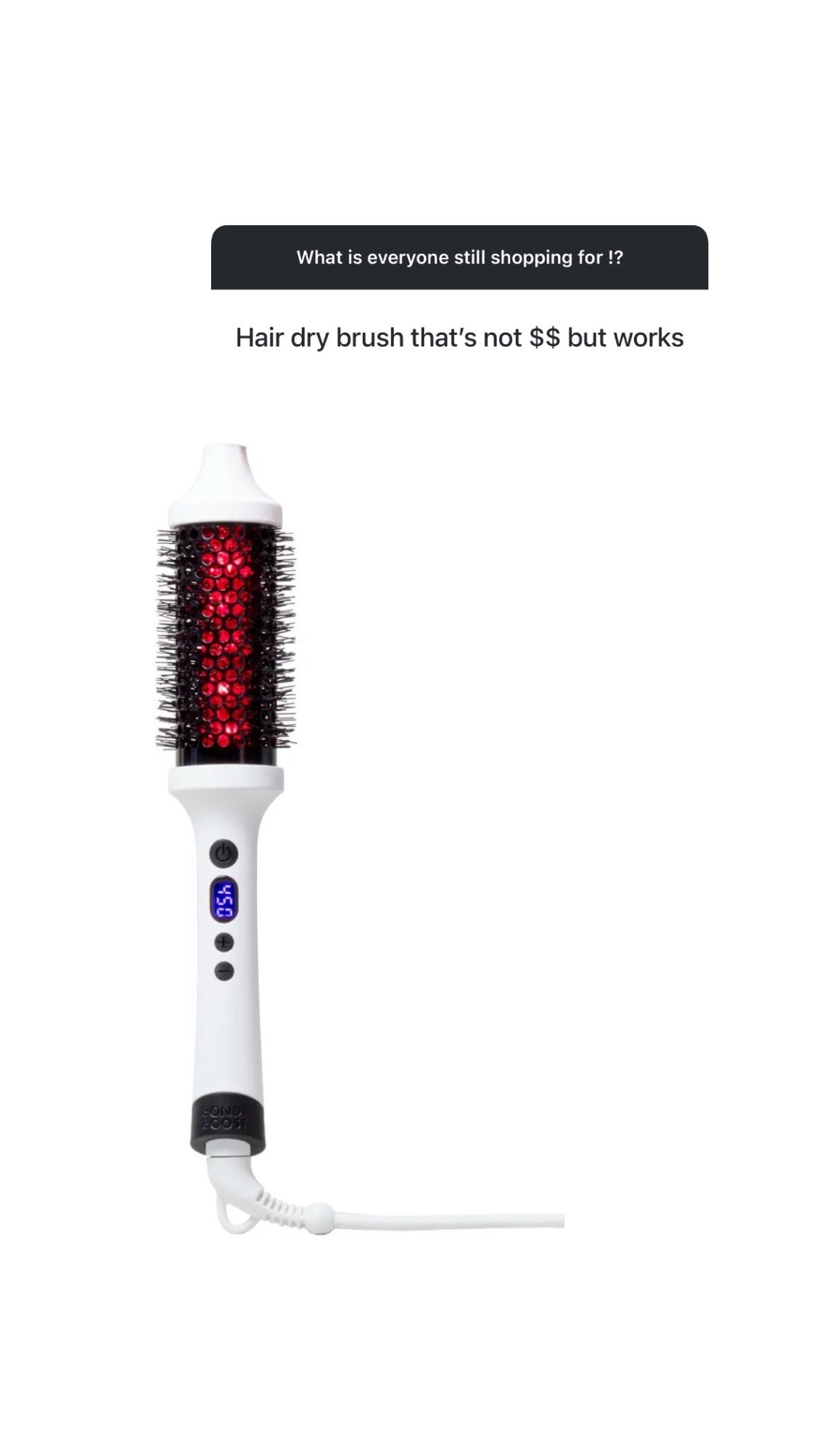 Blow dry thermal brush 

#LTKGiftGuide #LTKBeauty #LTKHoliday