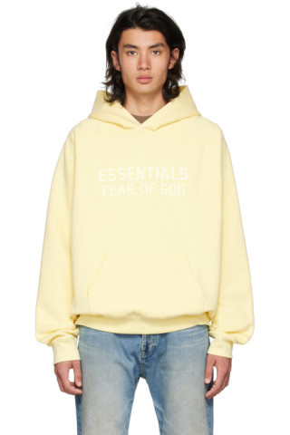 Yellow Raglan Hoodie | SSENSE