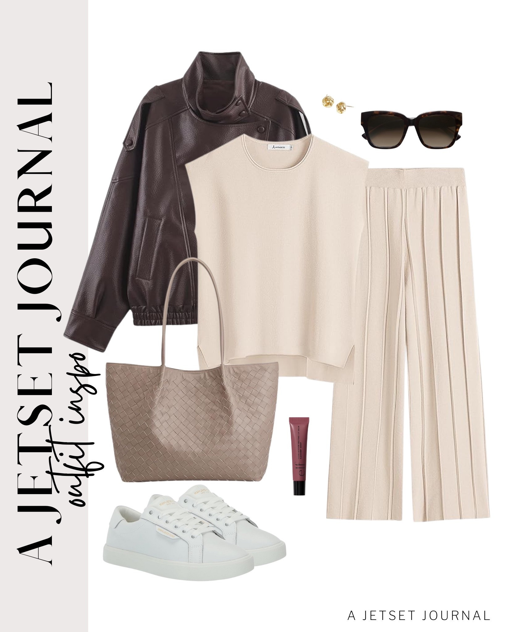 Here’s your comfy outfit idea for the day. This two piece set from Amazon is so easy to style and looks cute!
matching set, elf lip bag, gold earrings set, tote bag, faux leather jacket,  airport outfit, winter to spring fashion, comfy outfit, winter to spring style, everyday look, running errand outfit idea, makeup favorite, beauty must have, affordable style, amazon fashion

#LTKootd #LTKSeasonal #LTKU