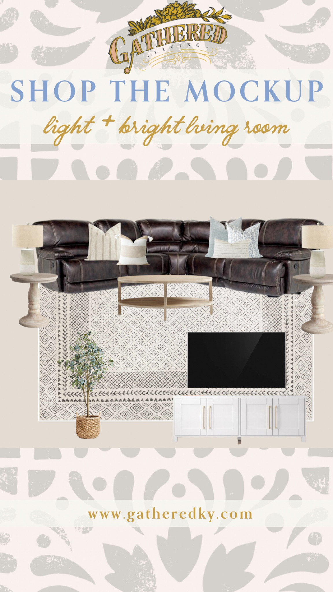 SHOP THE MOCKUP: Light & Bright Living Room

#LTKhome