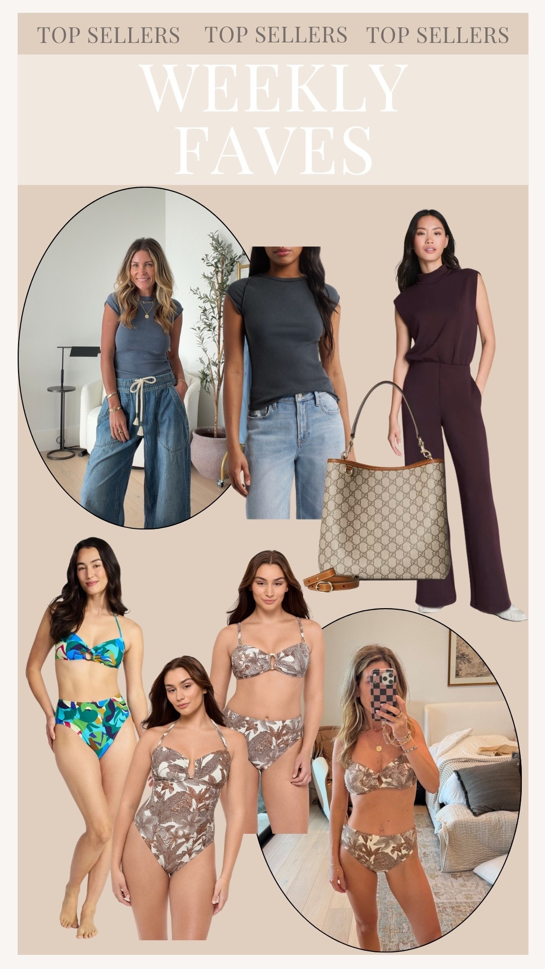 Last week’s best sellers ❤️

Gucci bag,
Walmart swim, free people tank top, Spanx jumpsuit

#LTKSeasonal #LTKTravel #LTKSwim