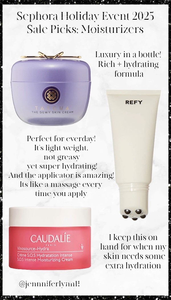 My picks for my fave moisturizers from the Sephora Sale! These would make great gifts as well! 

#LTKSaleAlert #LTKBeauty #LTKGiftGuide