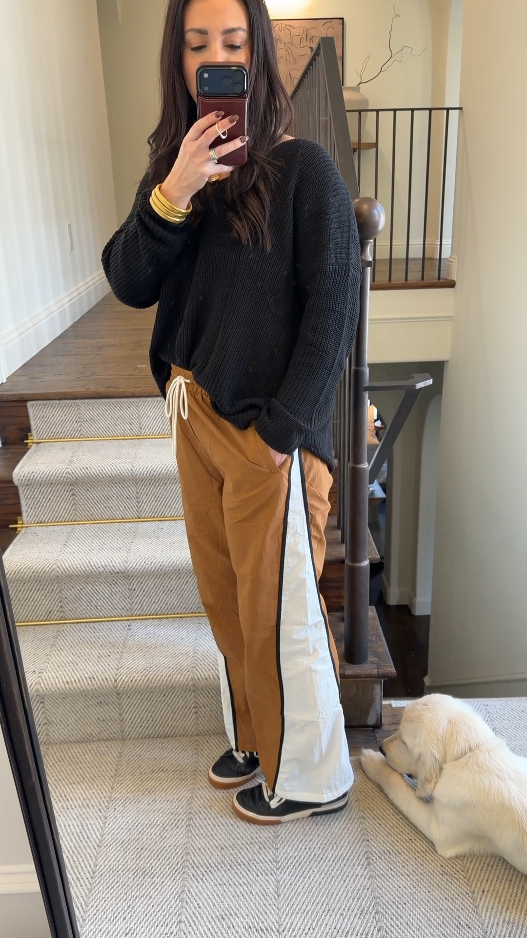 Loving these 90’s track pants! Wearing a small, comes in multiple colors. Fun throw back. 

#LTKActive #LTKootd #LTKOver40