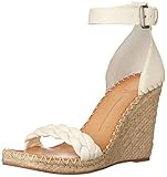 Dolce Vita Women's NILTON Espadrille Wedge Sandal, White, 10 | Amazon (US)