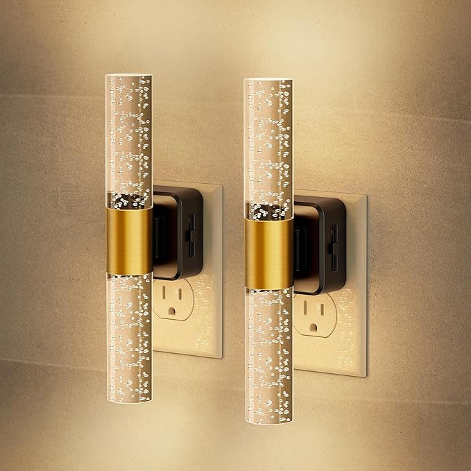 JandCase 180° Rotating Night Lights Plug into Wall, 2 Pack 3000K Soft Light LED NightLights, 0-1... | Amazon (US)