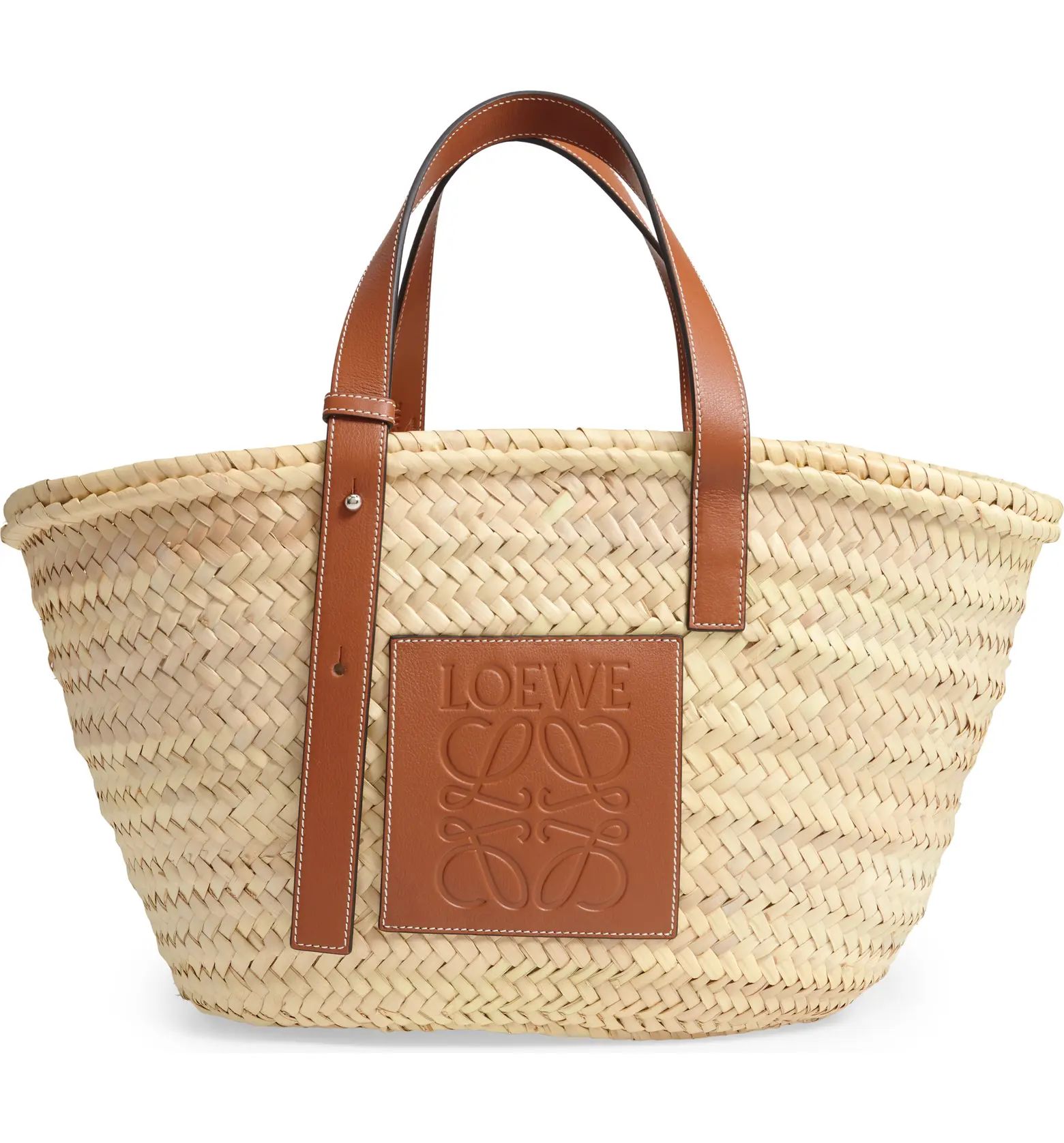 Loewe Medium Logo Straw Tote | Nordstrom | Nordstrom