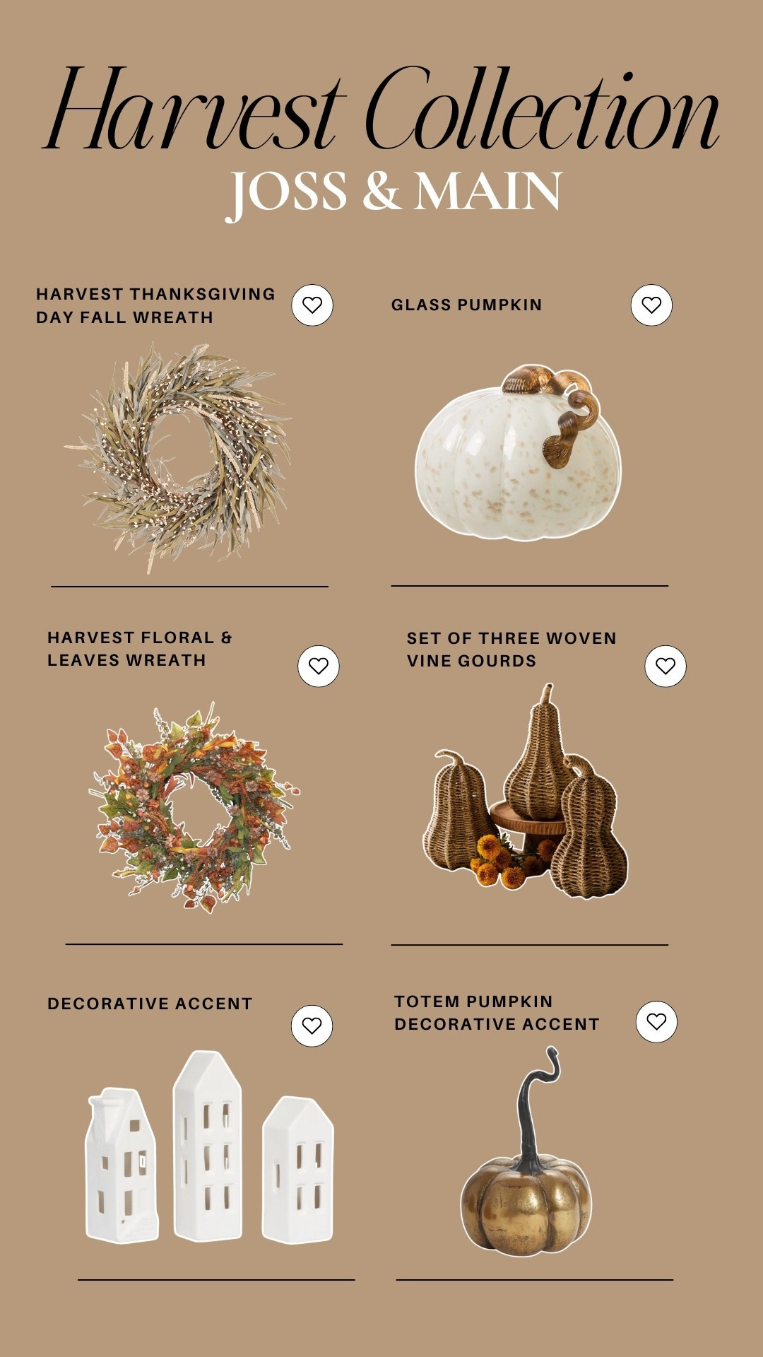Bringing all the fall warmth home with the new Harvest Collection by Joss & Main. Think rich textures, warm tones, and timeless pieces that make every corner feel cozy. 🍁 #JossAndMain #HarvestCollection #FallDecor 

#LTKSeasonal #LTKStyleTip #LTKHome
