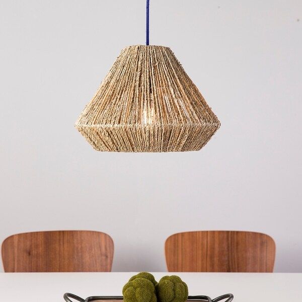 The Curated Nomad Westlake Seagrass 15-inch Pendant Shade | Bed Bath & Beyond