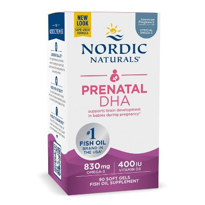 Nordic Naturals Prenatal DHA Softgels Dietary Supplement - 90ct | Target