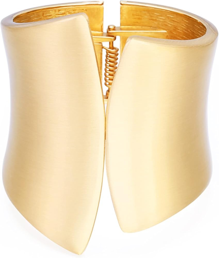 Long tiantian Gold Bracelets for Women Gold Cuff Bracelets for Women Chunky Bangle Bracelet Gold ... | Amazon (US)