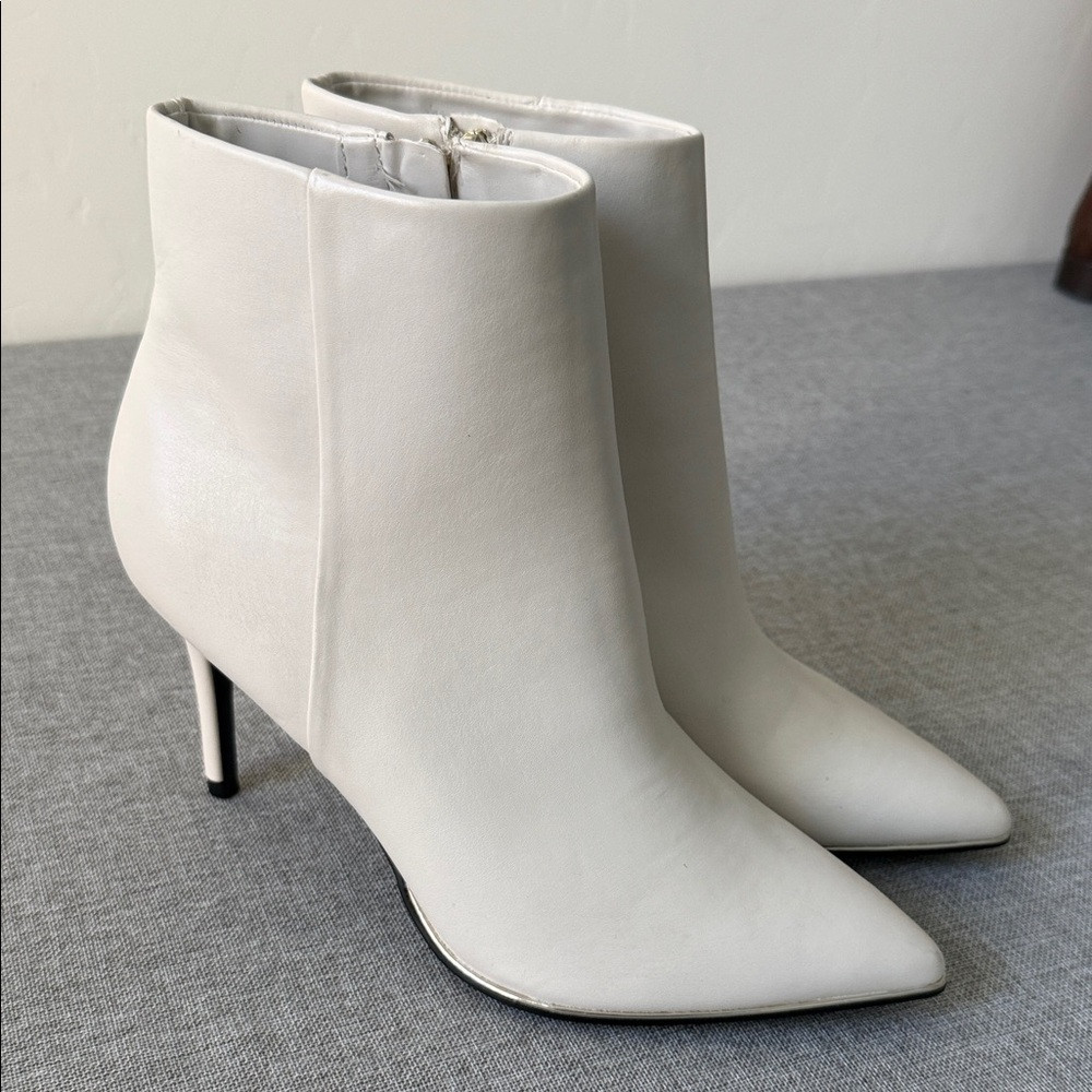Marc Fisher Elegant White Ankle Boots | Poshmark