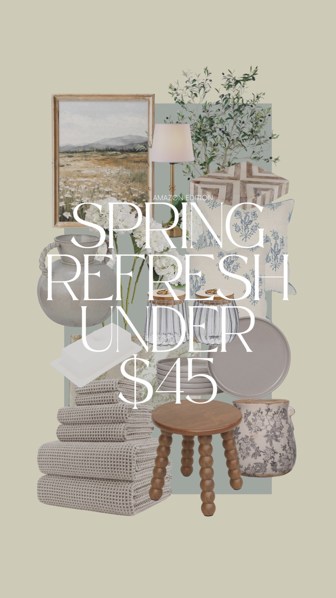 My favorite spring refresh finds under $45. Budget-friendly picks that make a big impact and feel fresh for the season.

#LTKSeasonal #LTKHome #LTKdayinmylife