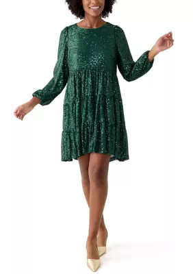 Crown & Ivy™ Women's Sequin Dress | Belk