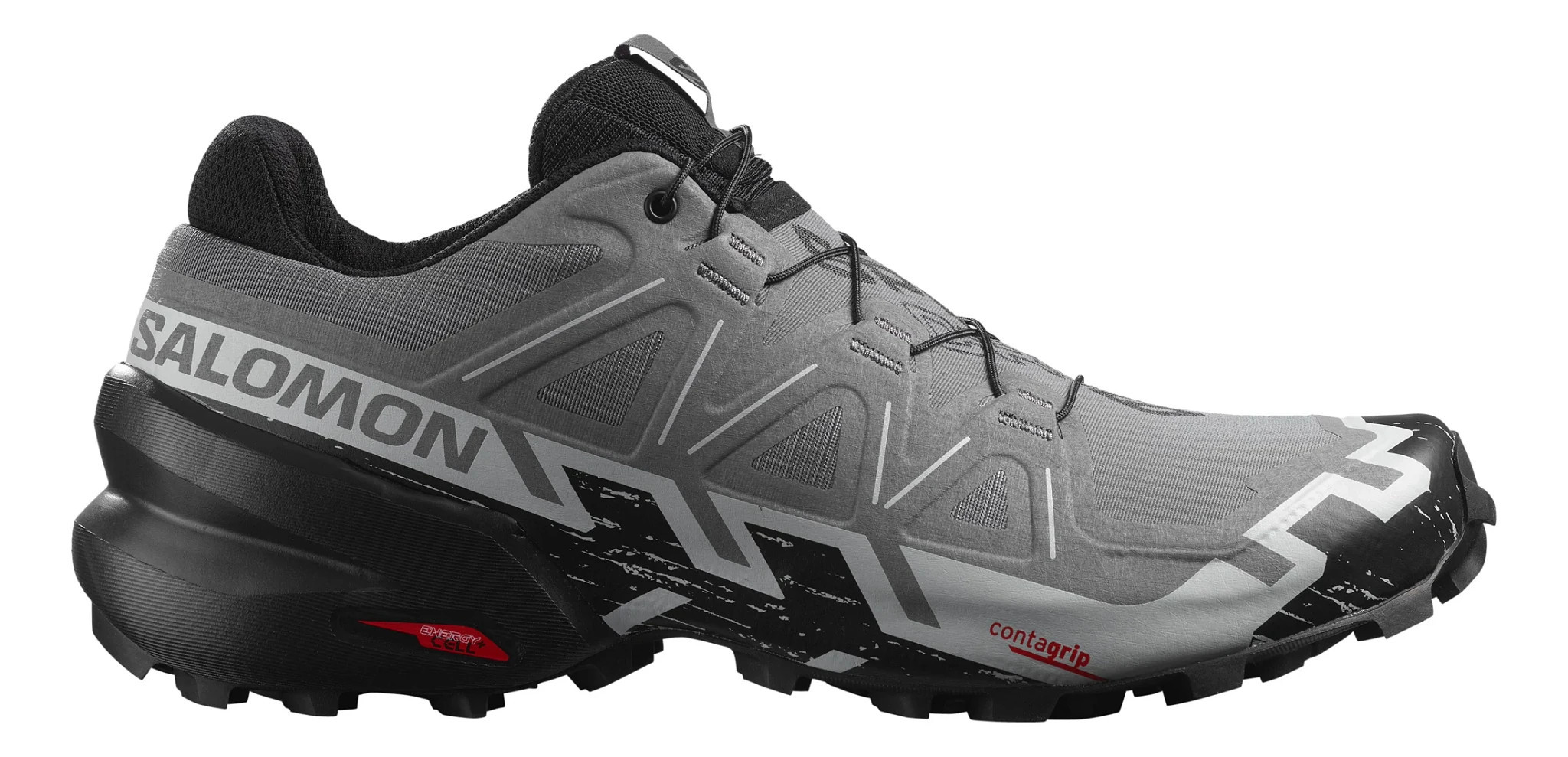 Men's Salomon Speedcross 6 - Grey / Black, Size: 8, Medium | Footwear - Road Runner Sports | Road Runner Sports